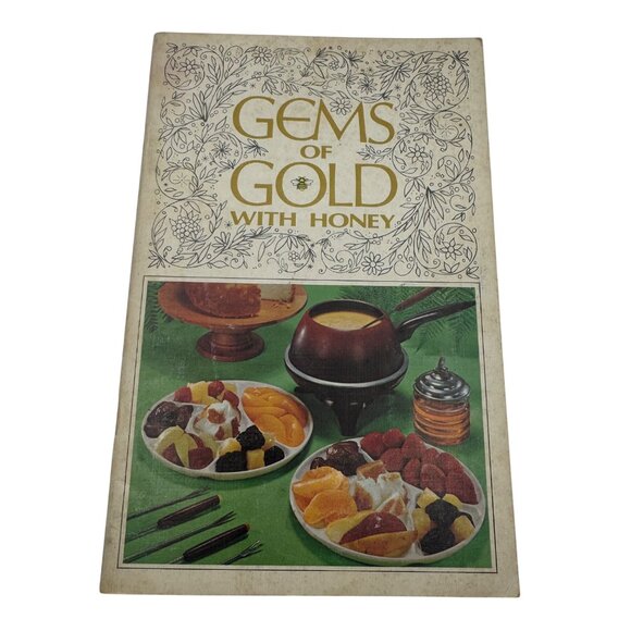 Gems Of Gold With Honey Cookbook Vintage Recipes - Picture 1 of 5